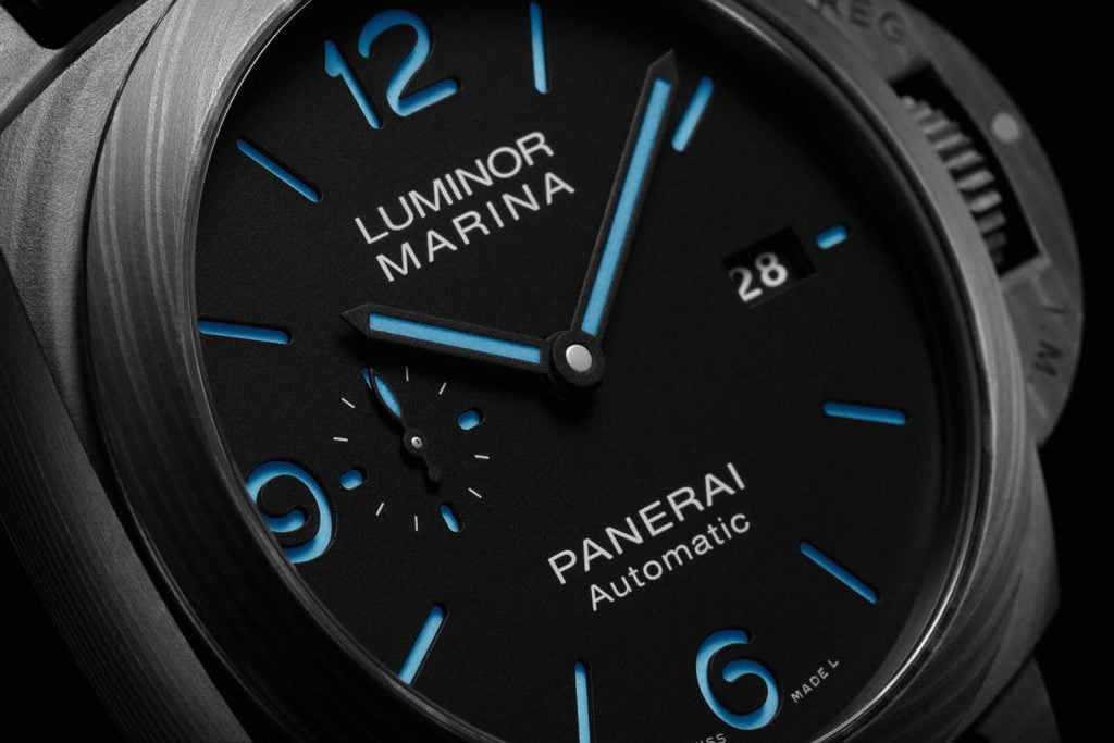 Panerai Luminor Marina Carbotech esfera