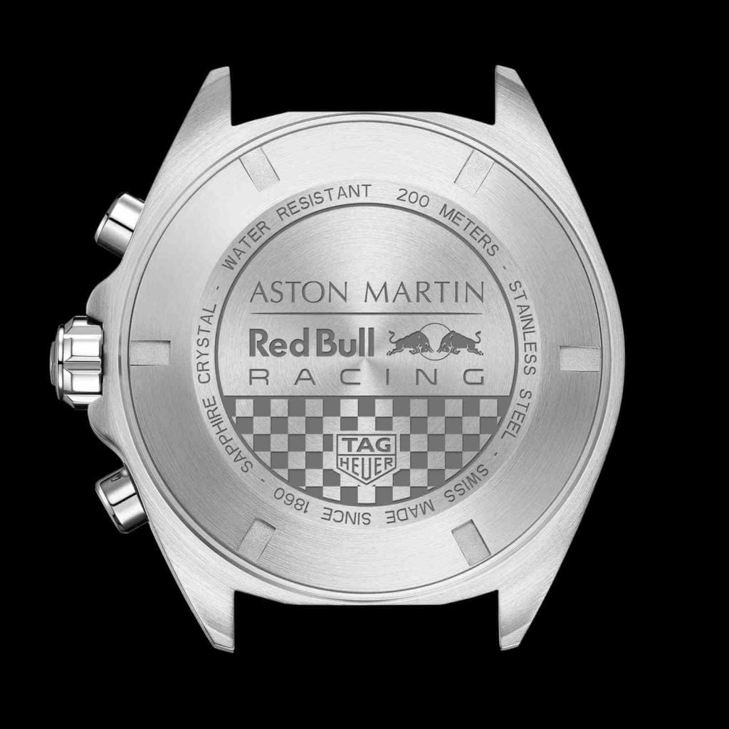 Tag Heuer Formula 1 Aston Martin Red Bull Racing Special Edition 2020 back
