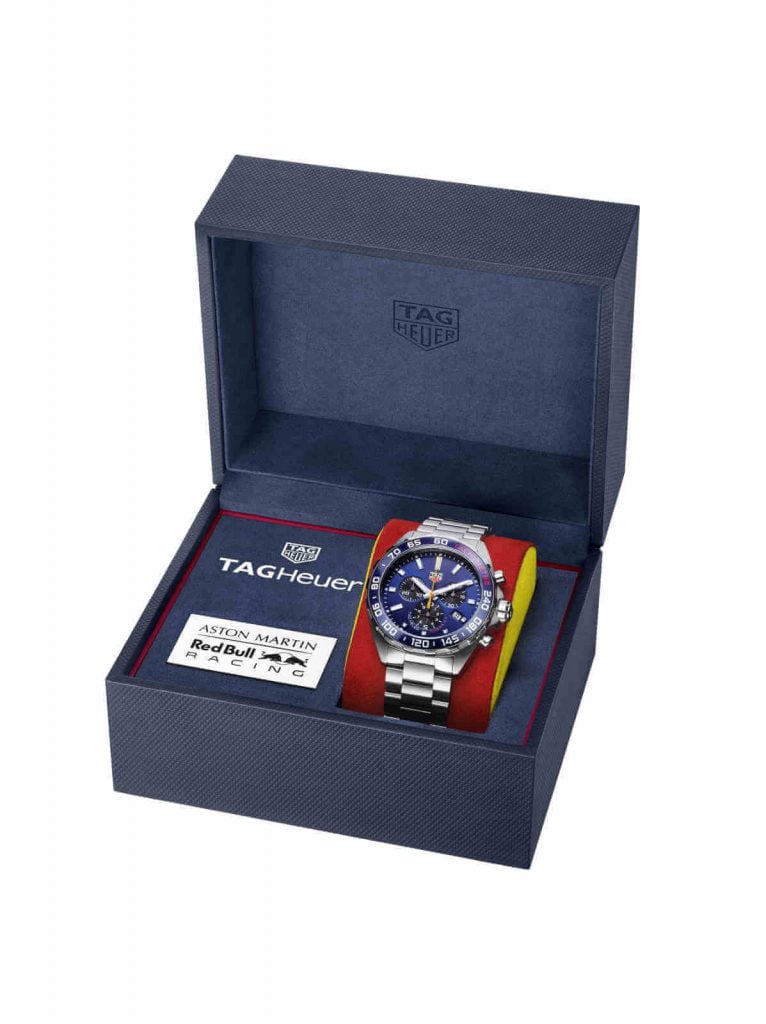 Tag Heuer Formula 1 Aston Martin Red Bull Racing Special Edition 2020 caja
