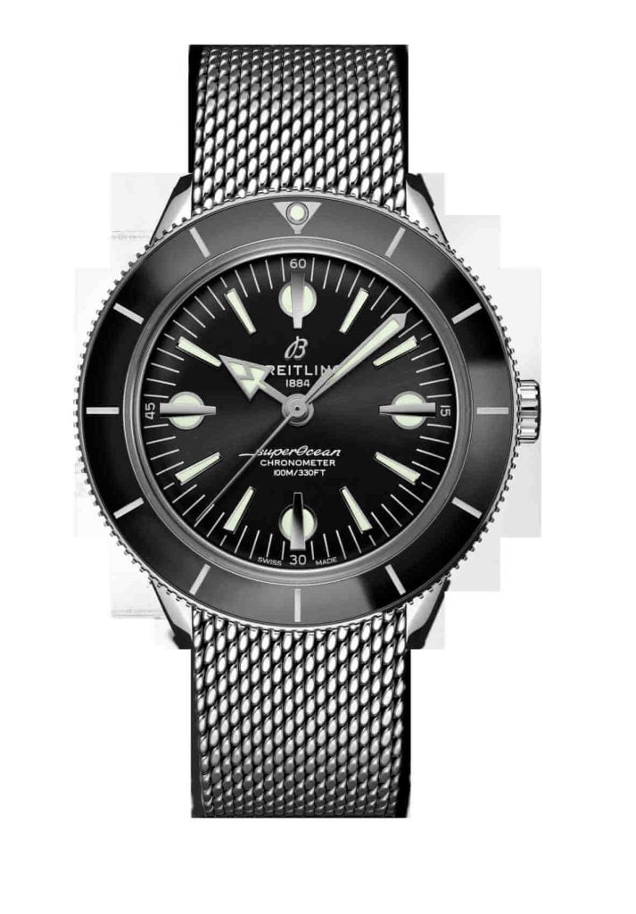 05_Superocean Heritage '57 with a black dial and an Ocean Classic bracelet_REF A10370121B1A1