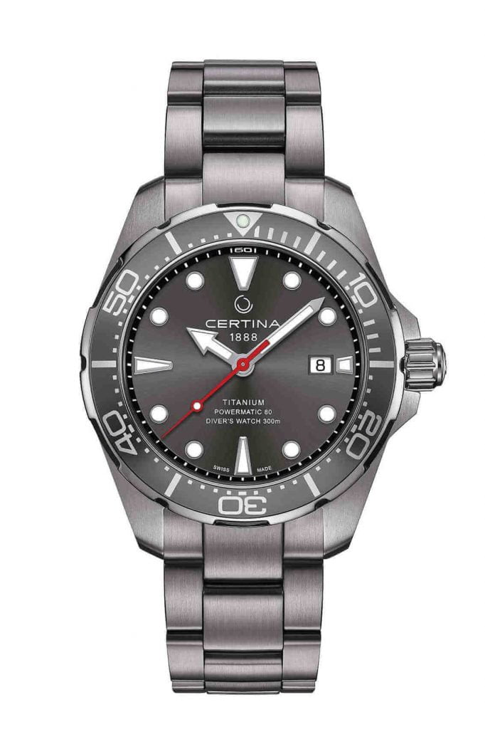 Certina DS Action Diver Titanium front