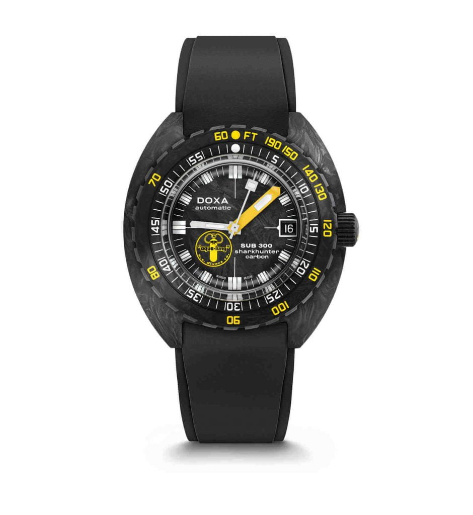 Doxa SUB 300 Carbon Aqua Lung US DIVERS front