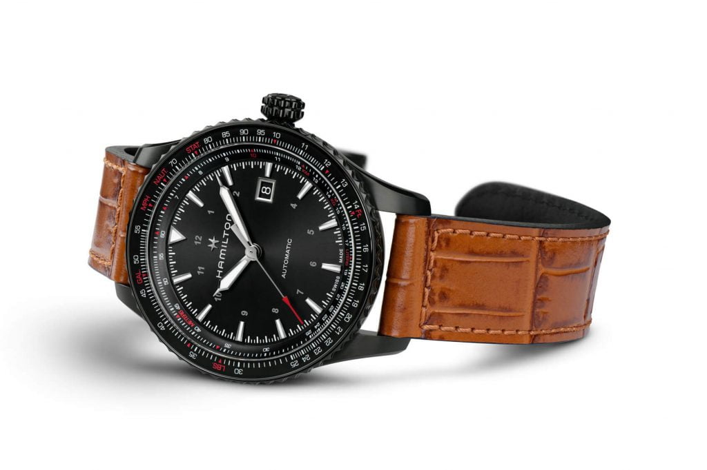 Hamilton Khaki Aviation Converter hora pvd front