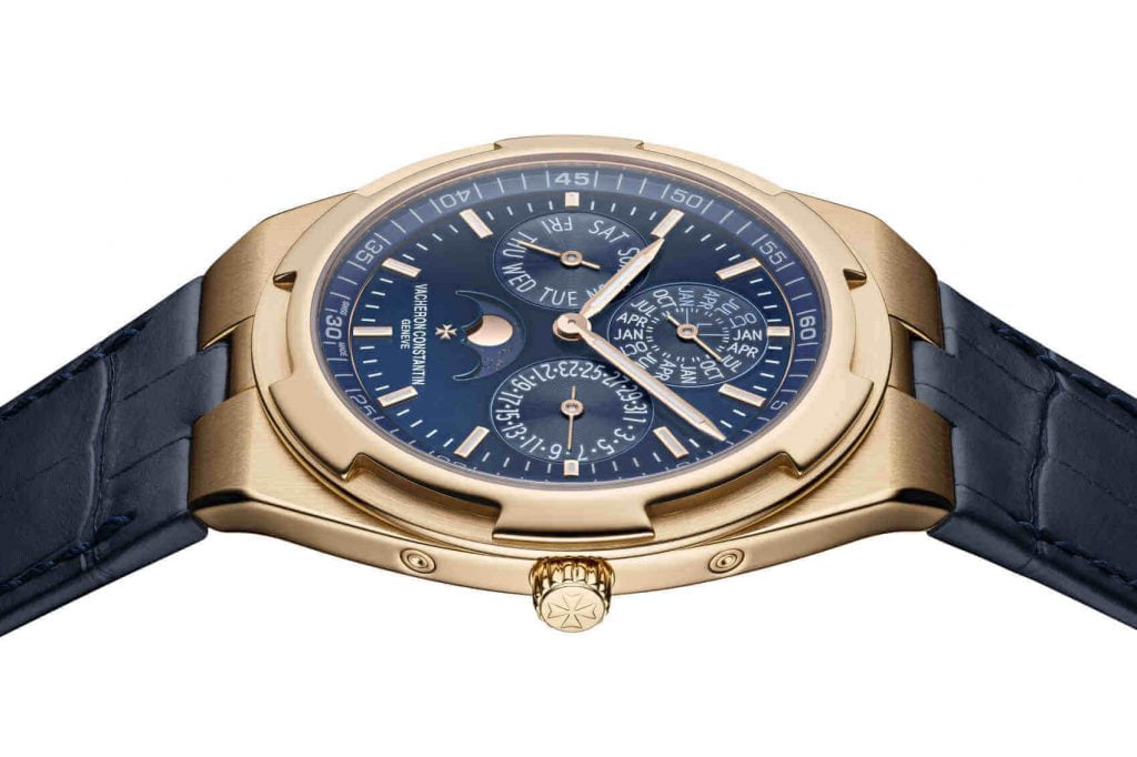 Vacheron Constantin Overseas Perpetual Calendar Ultra-thin front gold caucho lado
