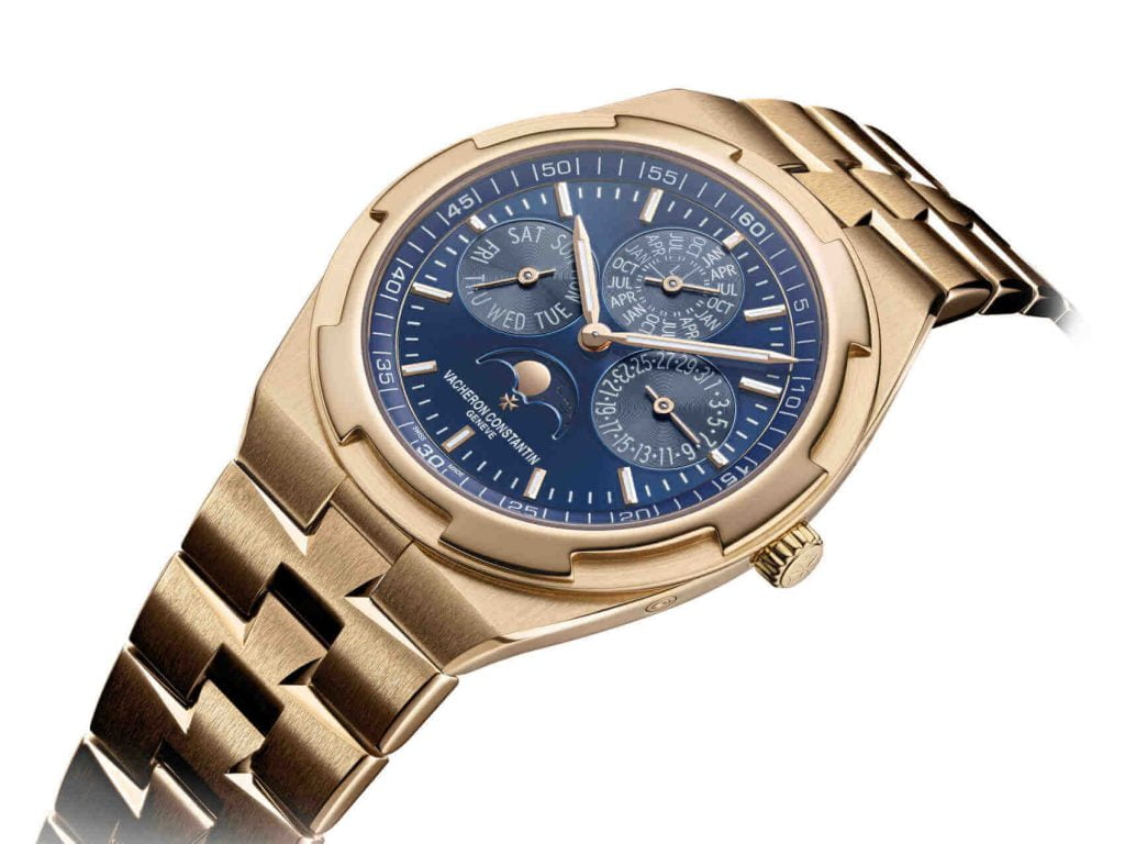Vacheron Constantin Overseas Perpetual Calendar Ultra-thin front gold brazalete inc