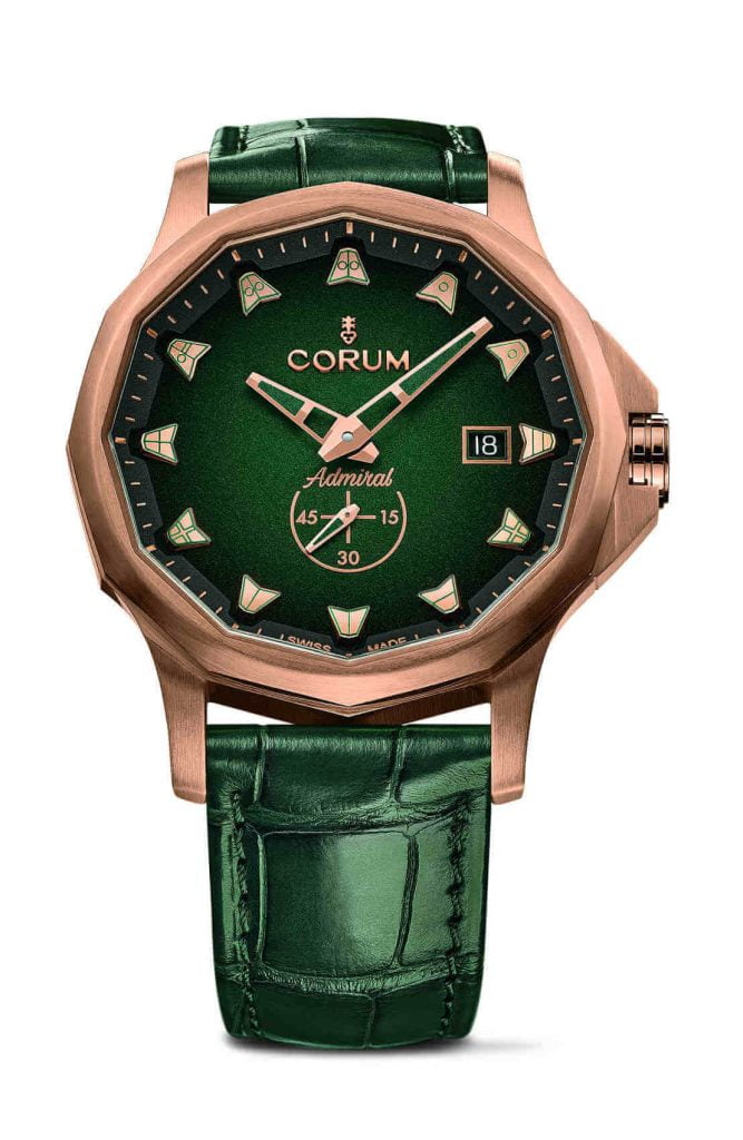 Corum Admiral Bronce front verde