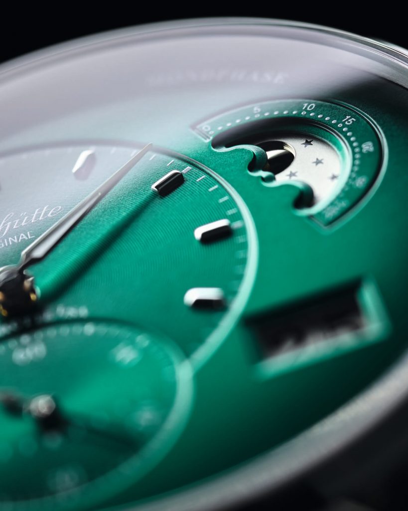 Glashütte Original PanoMaticLunar Forest Green deta 2