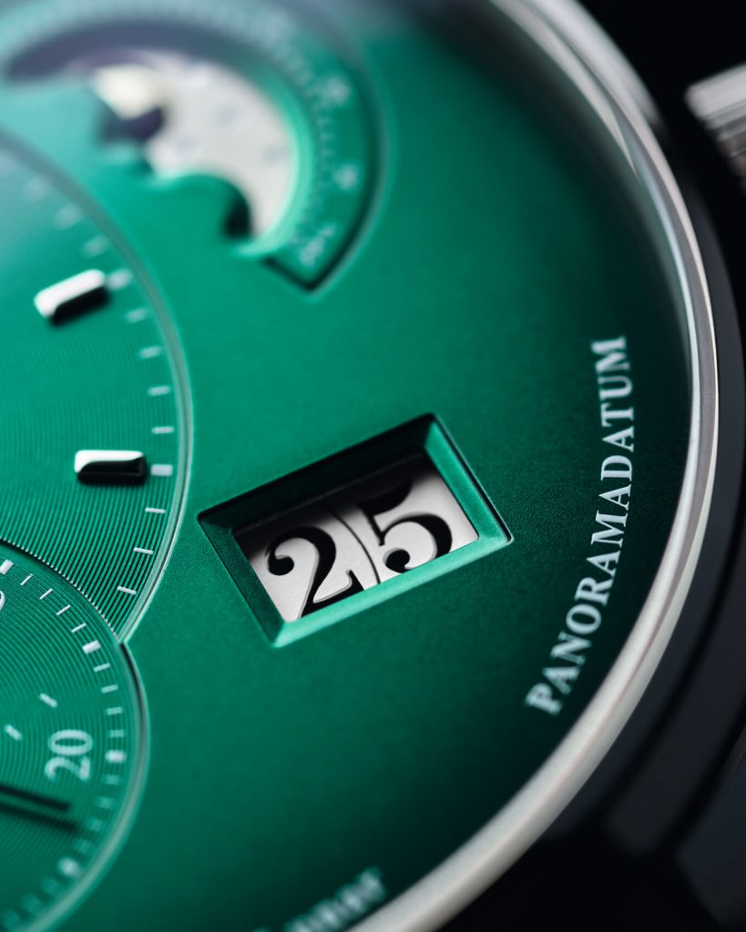 Glashütte Original PanoMaticLunar Forest Green deta 1