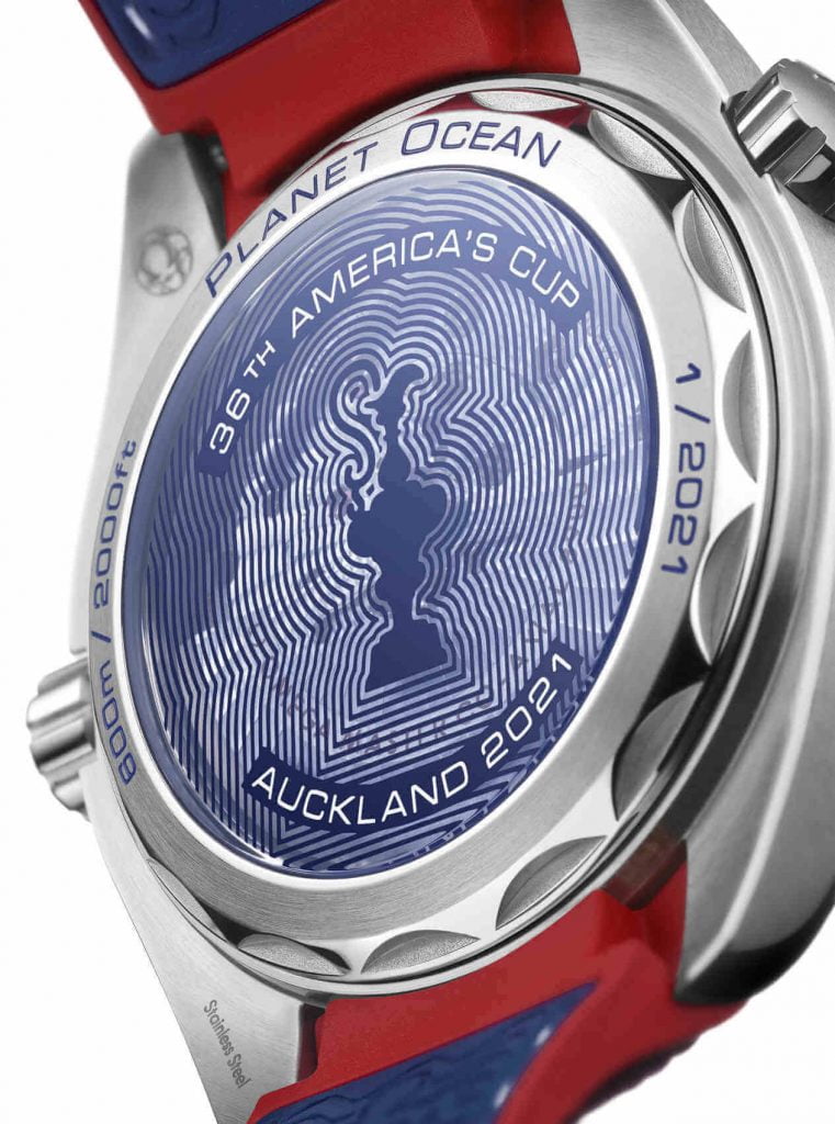 Omega Seamaster Planet Ocean 36th America's Cup back