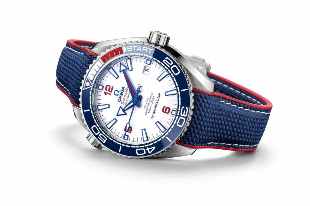 Omega Seamaster Planet Ocean 36th America's Cup lado