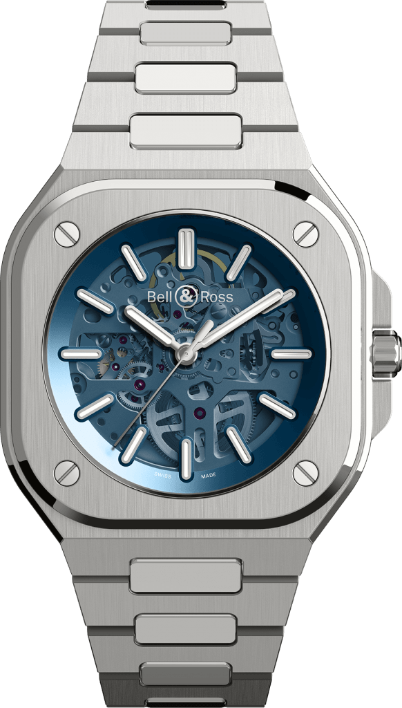 Bell & Ross BR 05 azul front brazalete