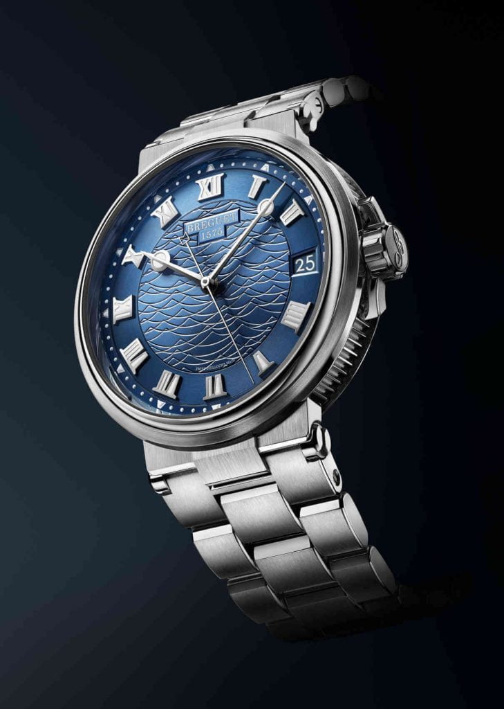 Breguet Marine 5517 oro blanco inc