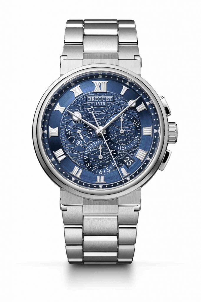Breguet Marine 5527 Oro blanco Front