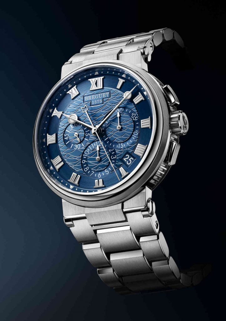 Breguet Marine 5527 Oro blanco inc