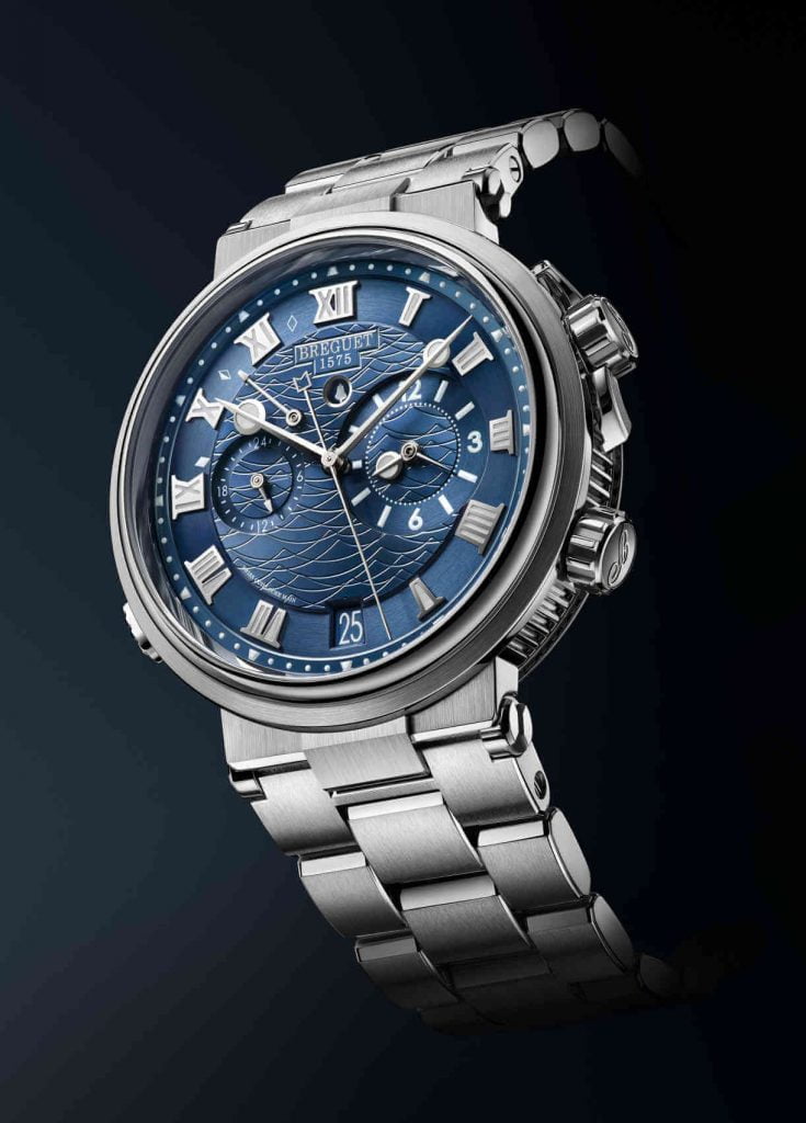 Breguet Marine 5547 oro blanco inc