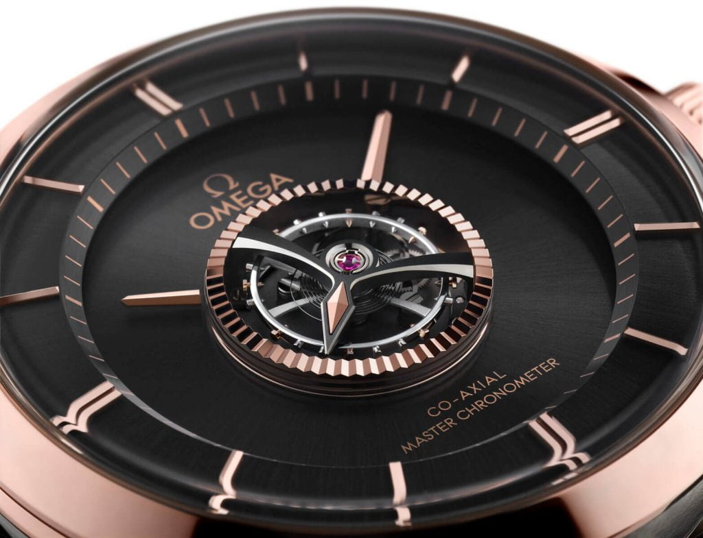 Omega De Ville Tourbillon Numbered Edition front inc deta
