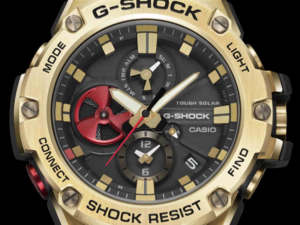 G-SHOCK × Rui Hachimura GST-B100RH face