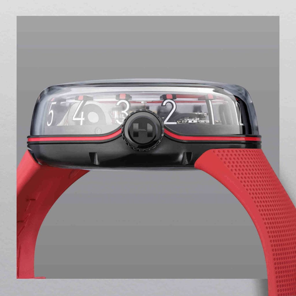 Hyt H20 Nuevo Reloj Hidromecánico lado