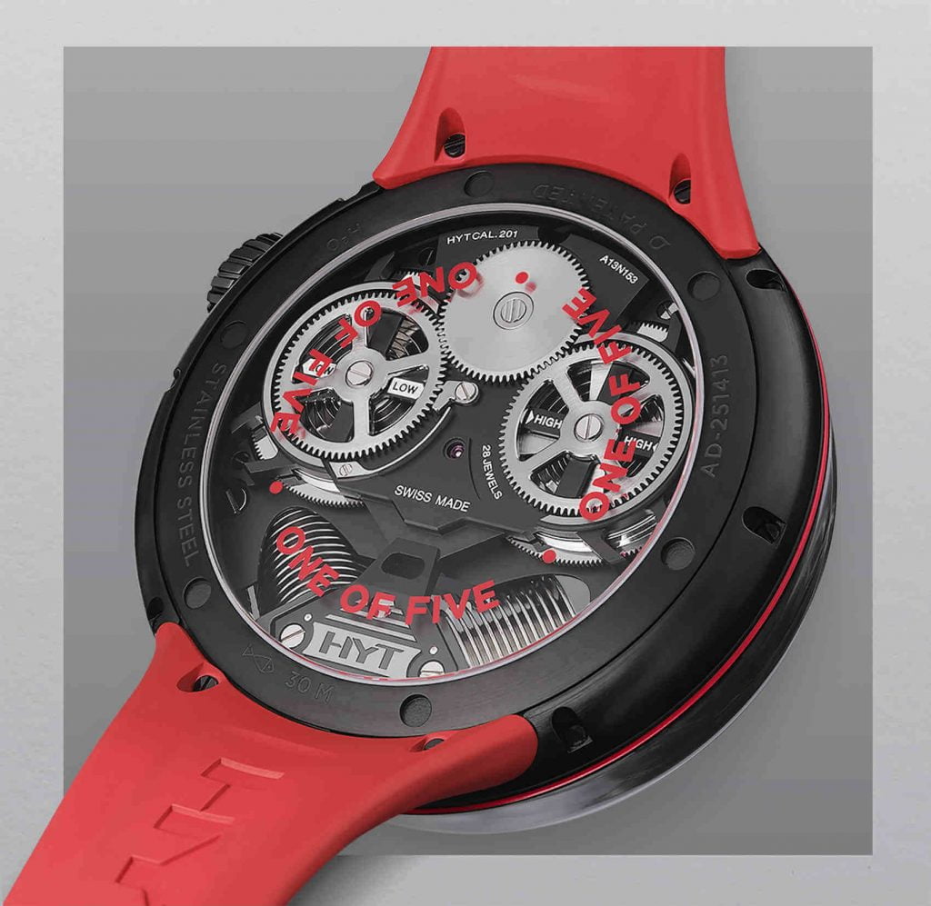 Hyt H20 Nuevo Reloj Hidromecánico back