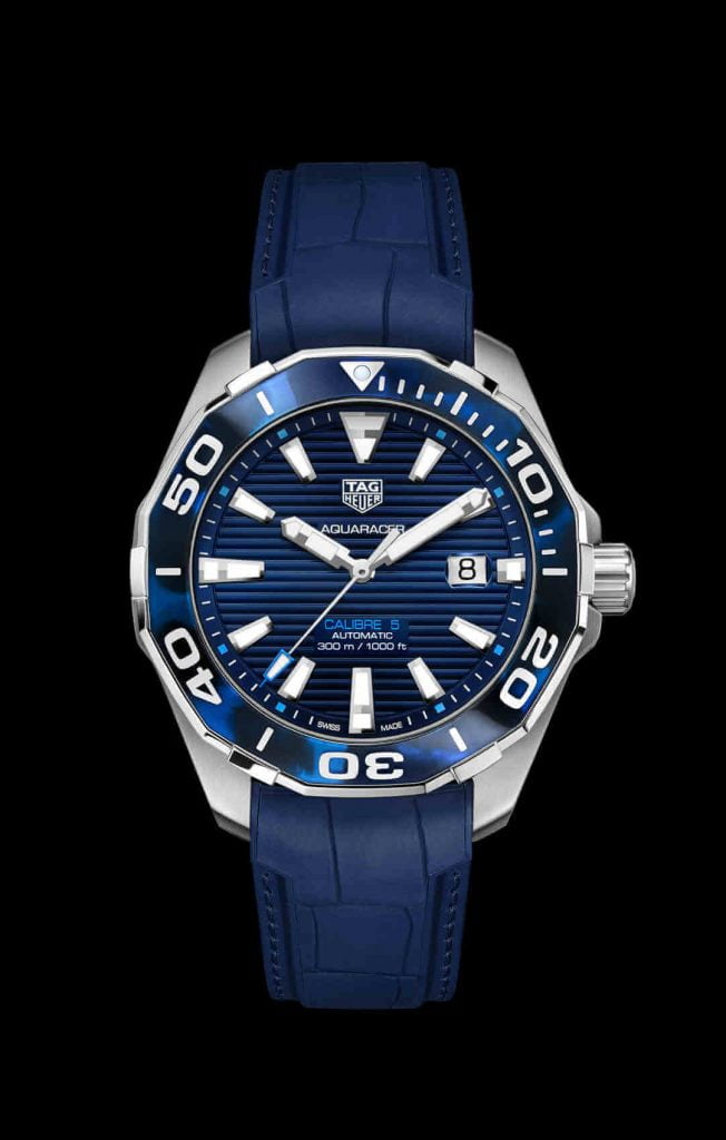 Tag Heuer Aquaracer Tortoise Shell front azul