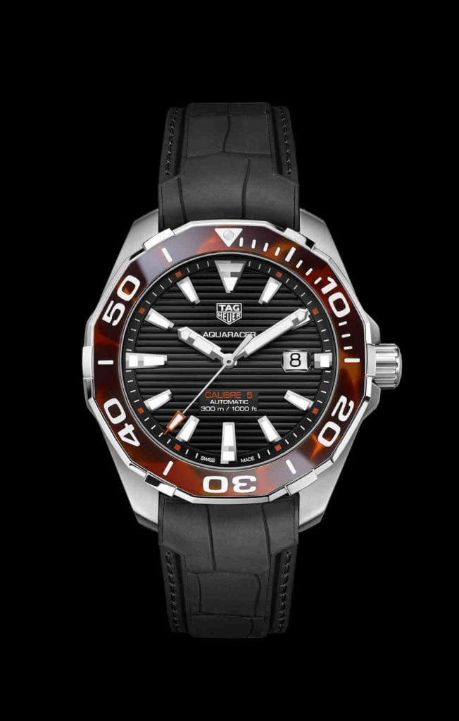 Tag Heuer Aquaracer Tortoise Shell front rojo