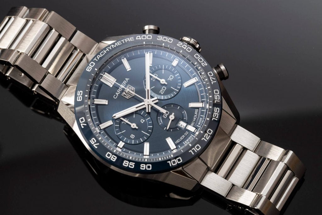 Tag Heuer Carrera Sport 44 tumbado azul