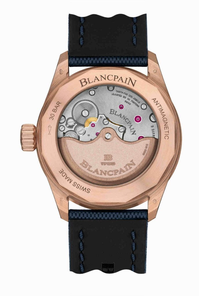 Blancpain Fifty Fathoms Bathyscaphe Sedna Gold back