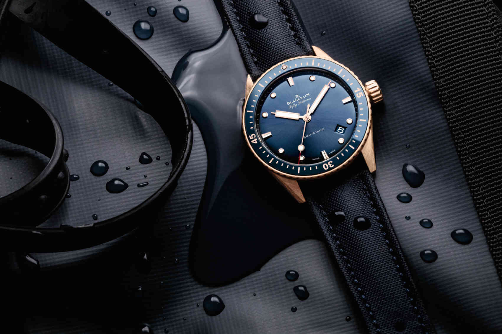 Blancpain Fifty Fathoms Bathyscaphe Sedna Gold land