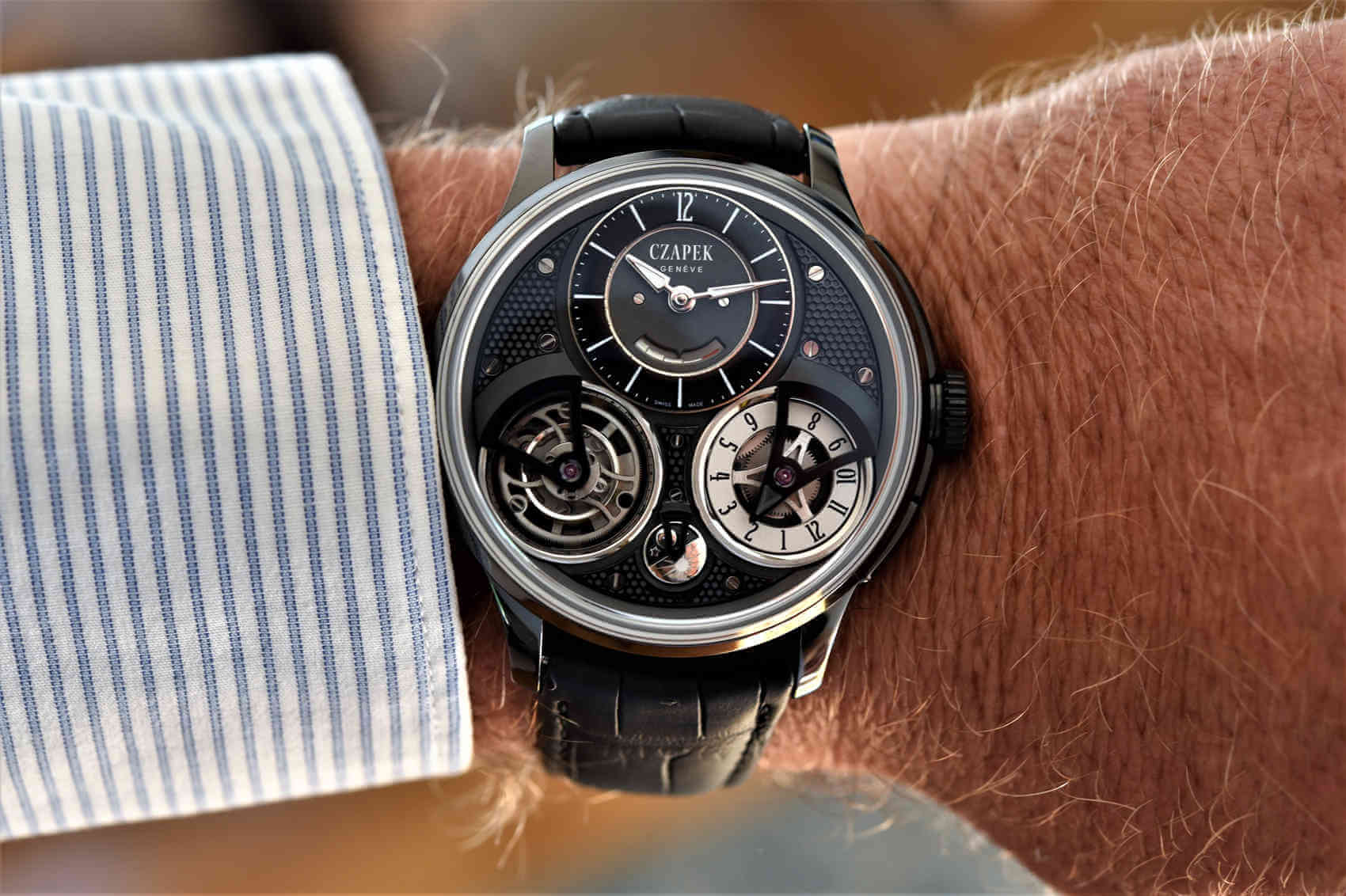 Czapek Place Vendôme Tourbillon Dark Matters muñeca 1