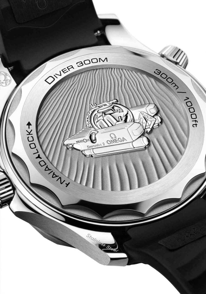 Omega Seamaster Diver 300M Nekton Edition back