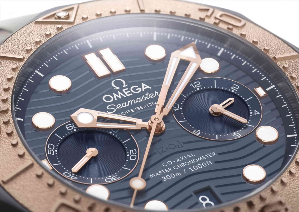 Omega Seamaster Diver 300M Chronograph esfera