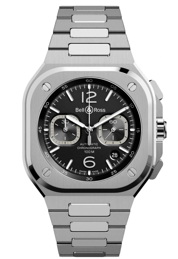BR05 CHRONO negro brazalete