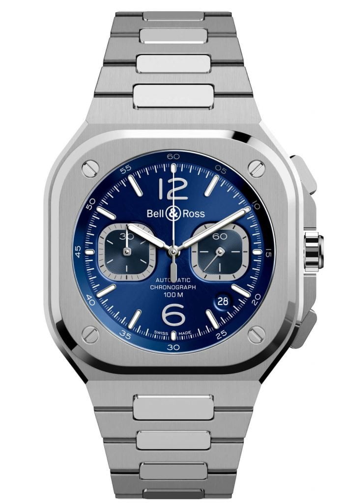 BR05 CHRONO Blue acero