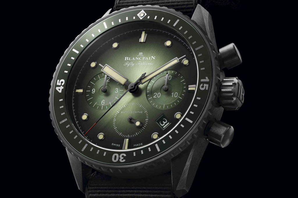 Blancpain Bathyscaphe Chronographe Flyback esfera
