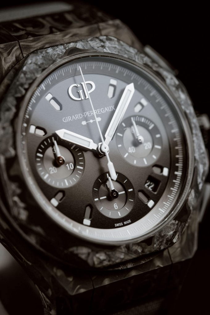 Girard-Perregaux Laureato Absolute Crystal Rock detalle esfera 3