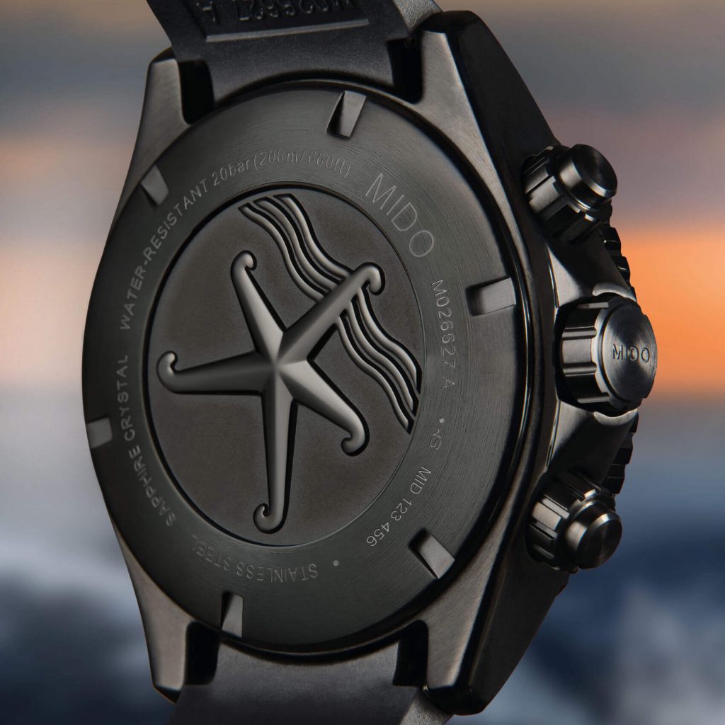 Mido Ocean Star Chronograph Special Edition bACK 2