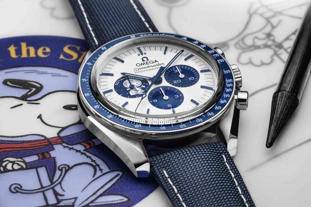 Omega Speedmaster “Silver Snoopy Award” 50th Anniversary cobra