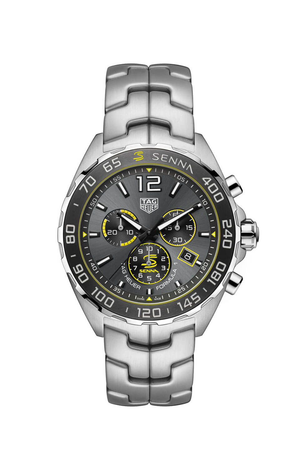 Formula 1 Senna Special Edition 2020 de Tag Heuer Debajo del Reloj
