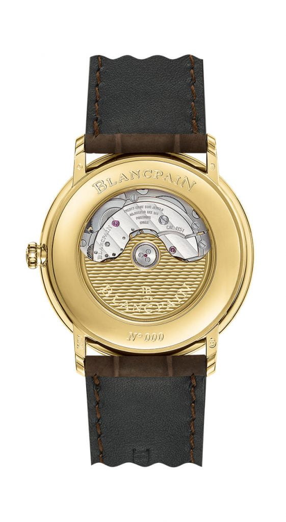 Blancpain Villeret Extraplate Edición Boutique back