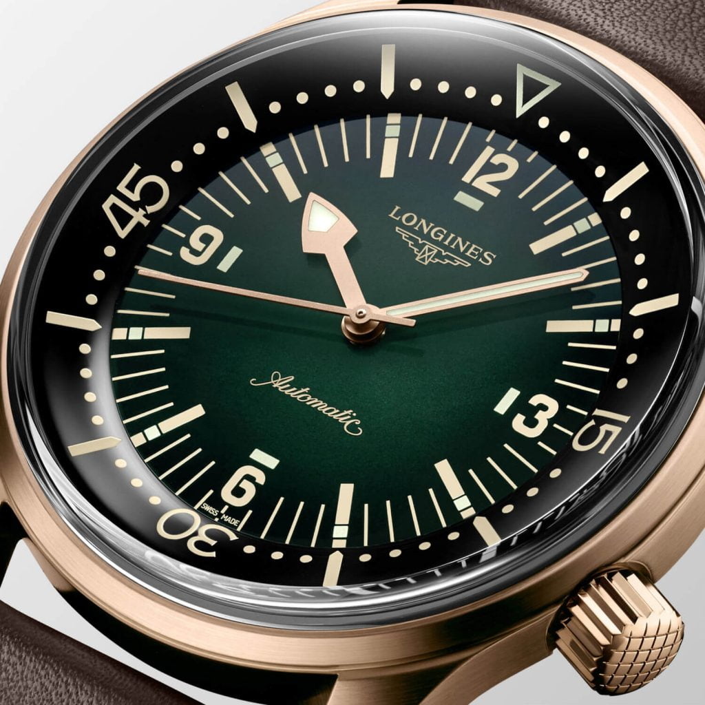 Longines Legend Diver Watch Bronce esfera