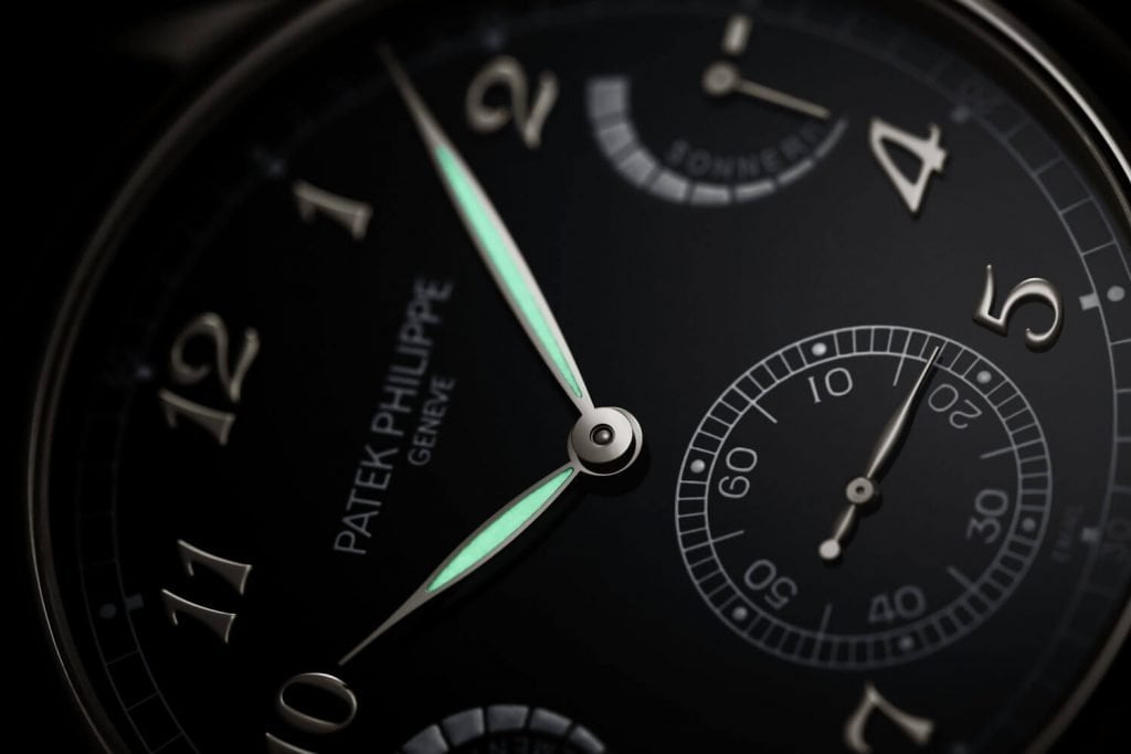 Patek Philippe Gran Sonería referencia 6301P esfera lumen