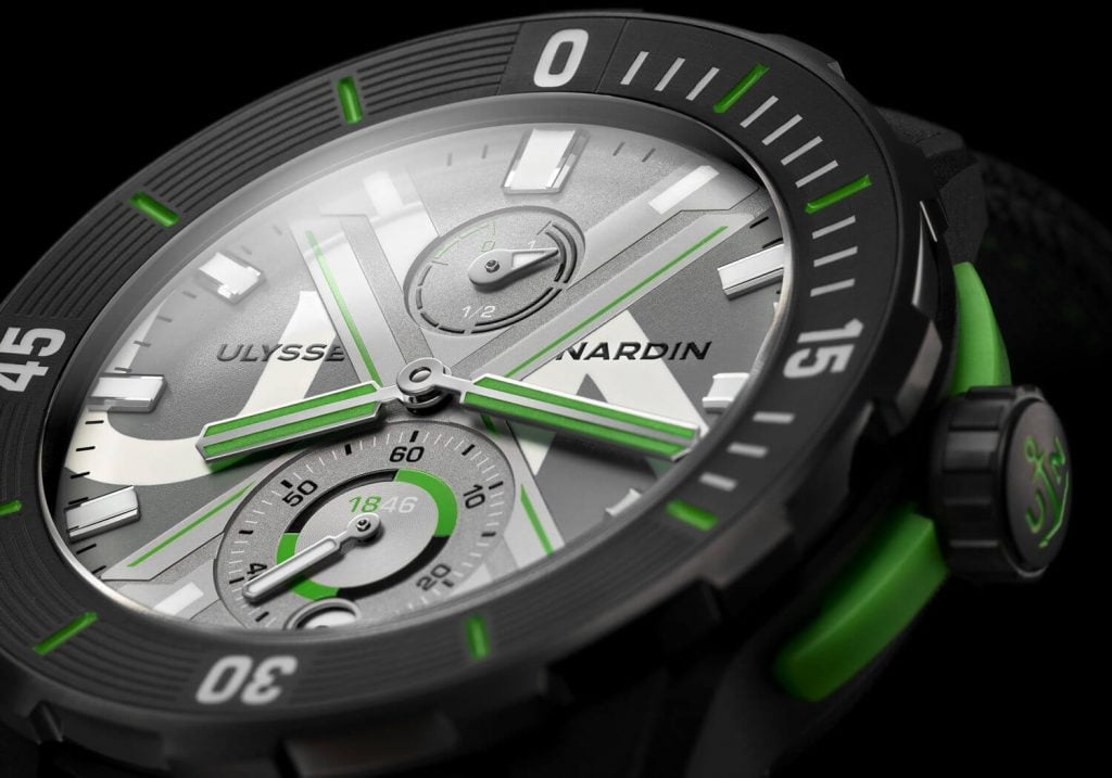Ulysse Nardin Diver Net Concept Watch deta esfera
