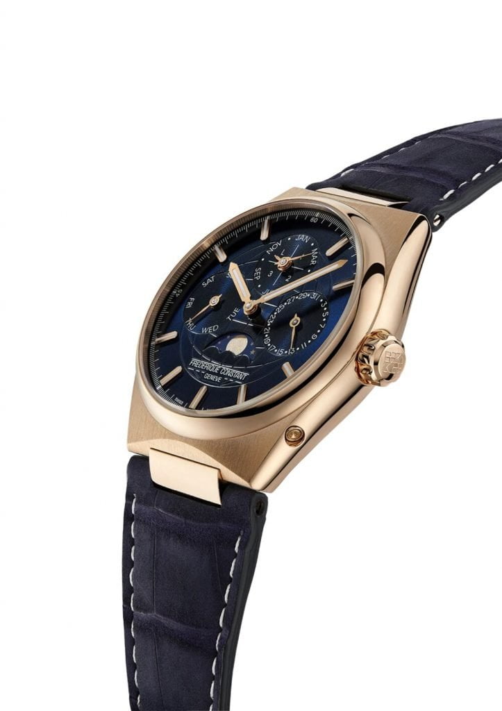 Frederique Constant Highlife Perpetual Calendar Manufacture Oro Rosa lado