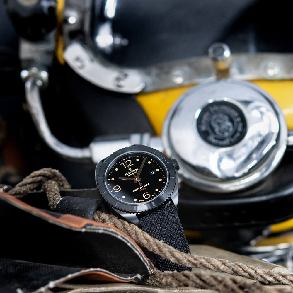 Edox North Sea 1978 Date Automatic reloj 33
