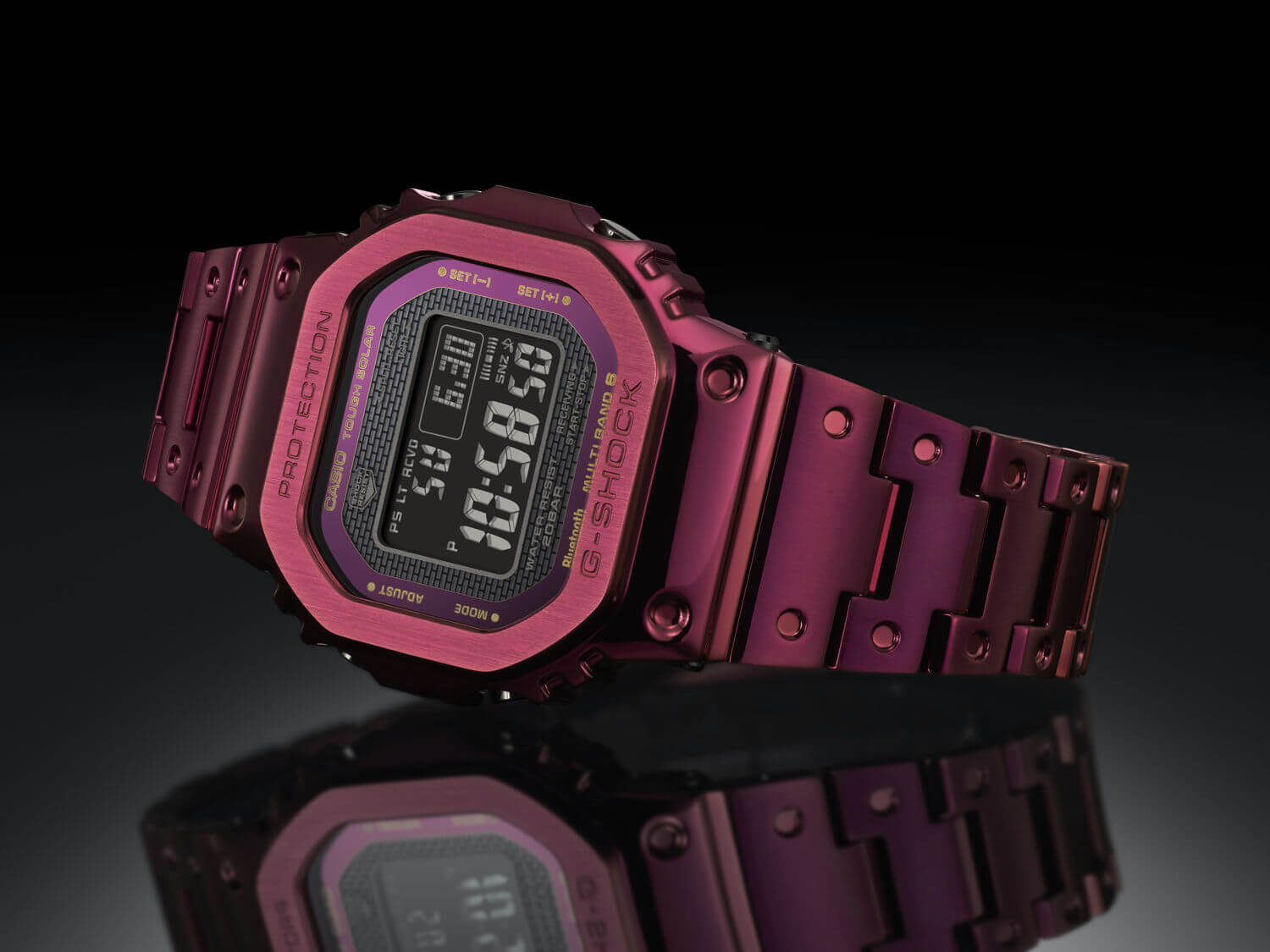 G-Shock GMWB5000RD-4ER Rojo Rubí portada