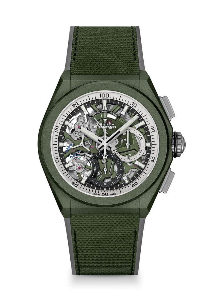 Zenith Defy 21 Urban Jungle LVMH Watch Week 2021 front