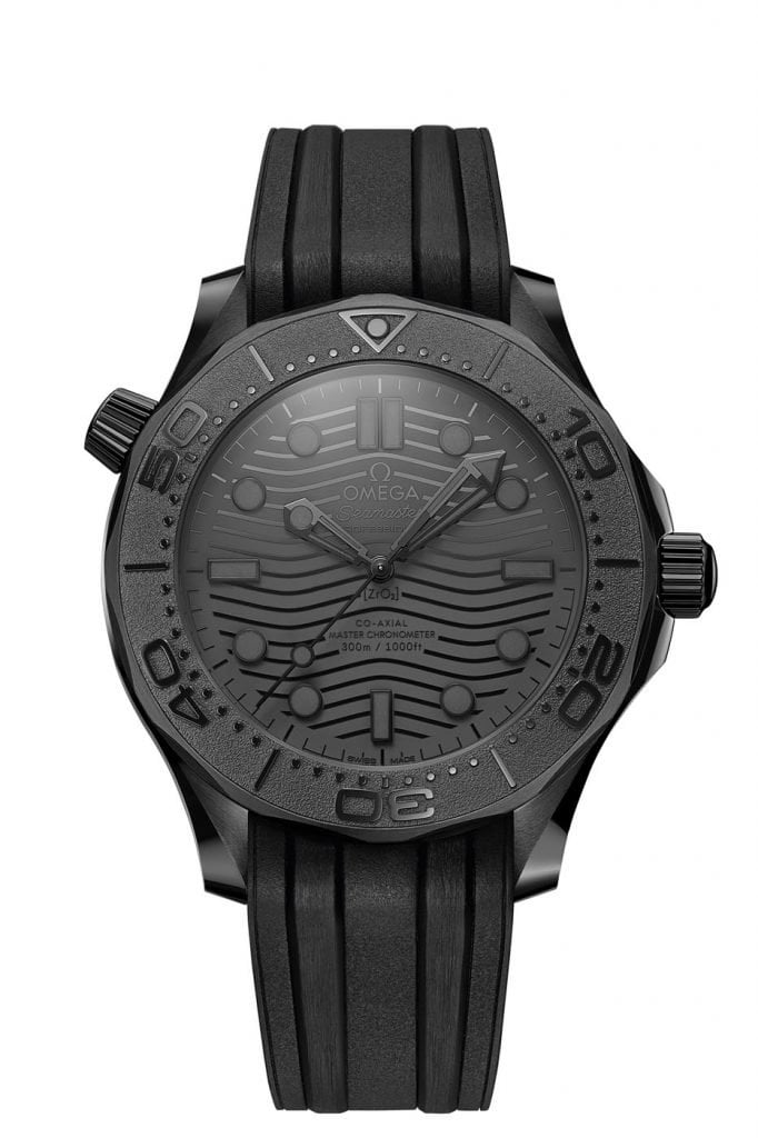 Omega Seamaster Diver 300M Black Black front