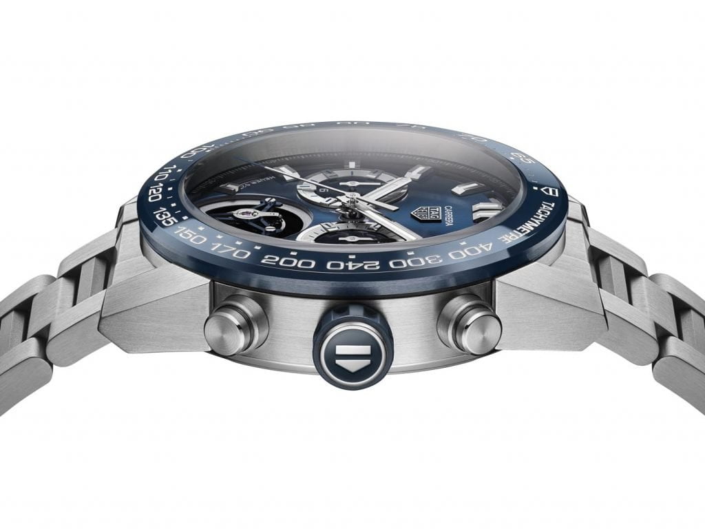 Tag Heuer Carrera Heuer 02T Azul lado