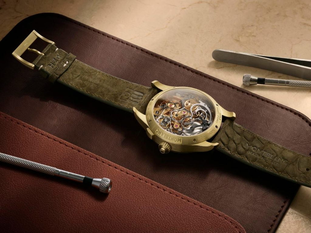Montblanc 1858 Split Second Chronograph back 2