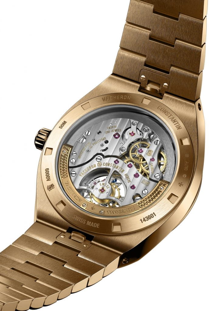 Vacheron Constantin Overseas Tourbillon Oro Rosa back